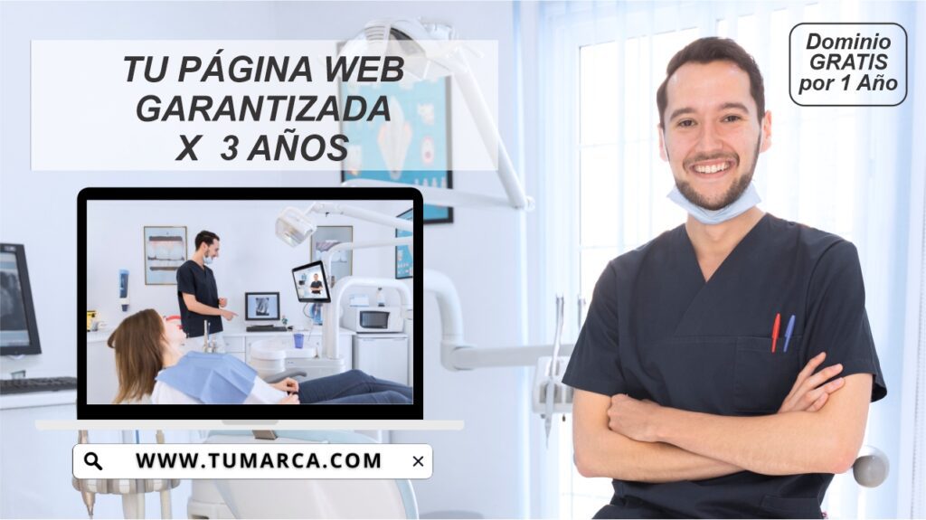 TU PÁGINA WEB GARANTIZADA X 3 AÑOS